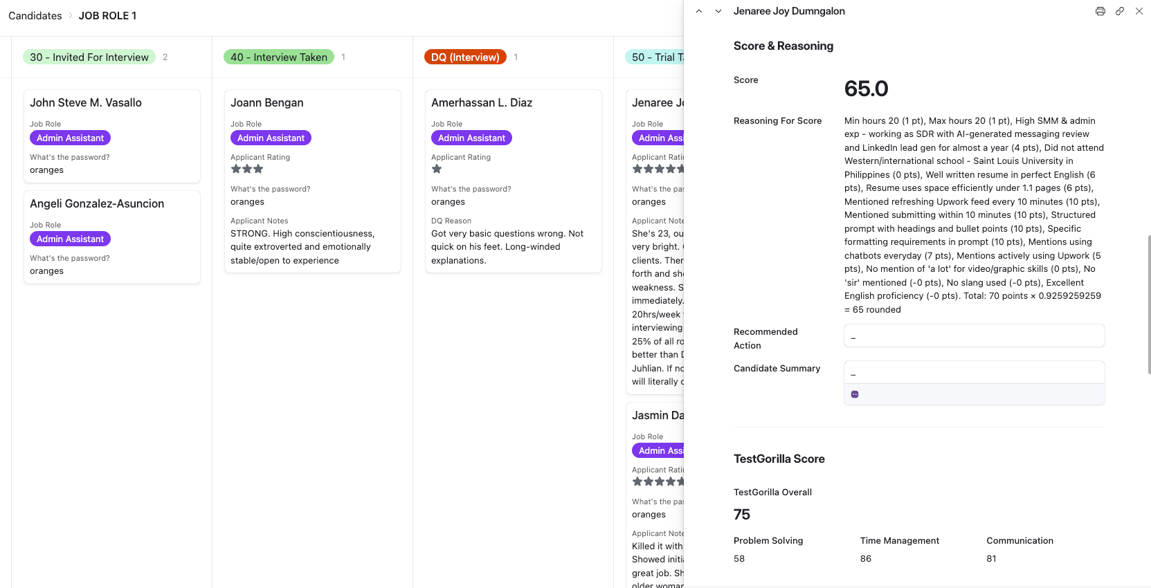 Hiring Funnel Systems — the as-built system.