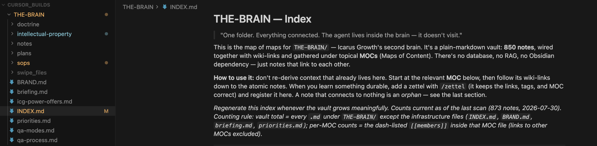 Second Brain Systems — the as-built system.
